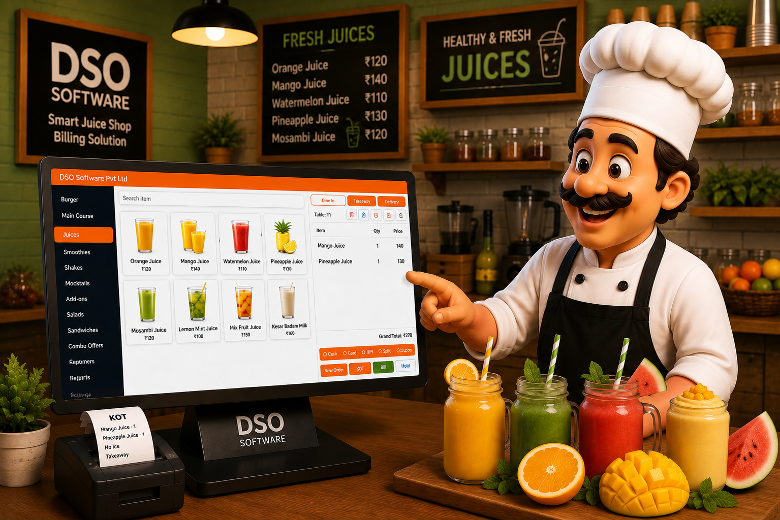 Juice Billing Dashboard